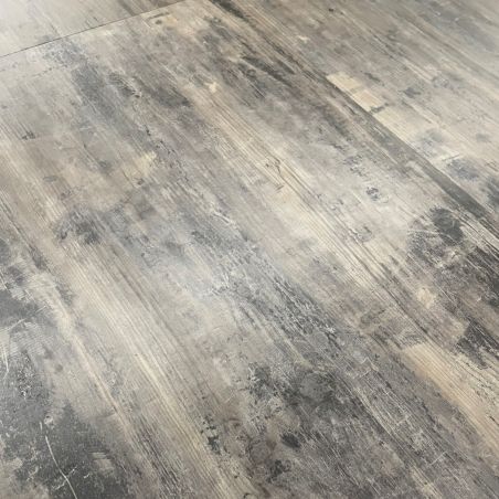 Sol Vinyle/PVC - Dalle clipsable - carrelage, effet industriel noir et marron PETRIFIED FOREST - Stone Coretec par US Floors Sol Vinyle/PVC - Dalle clipsable - carrelage, effet industriel noir et marron PETRIFIED FOREST - Stone Coretec par US Floors
