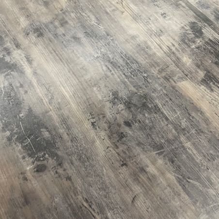 Sol Vinyle/PVC - Dalle clipsable - carrelage, effet industriel noir et marron PETRIFIED FOREST - Stone Coretec par US Floors Sol Vinyle/PVC - Dalle clipsable - carrelage, effet industriel noir et marron PETRIFIED FOREST - Stone Coretec par US Floors