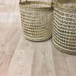 Sol Vinyle/PVC - 4m - parquet blanchi CHAMBORD - Exclusive par Sol Color