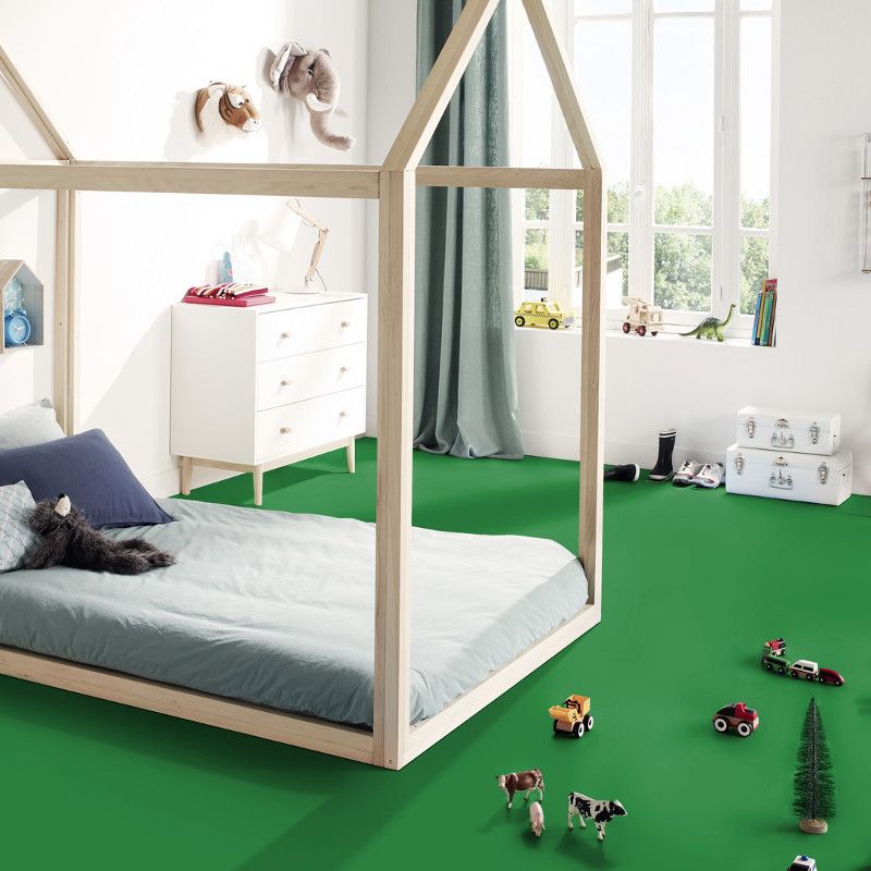 Sol Vinyle/PVC - 2m - uni vert gazon DJ GRASS GREEN- Exclusive 260 par Tarkett