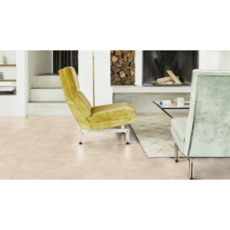 Sol Vinyle/PVC - 4m - béton beige et taupe KIRUMA WARM BEIGE- Iconik Confort par Tarkett