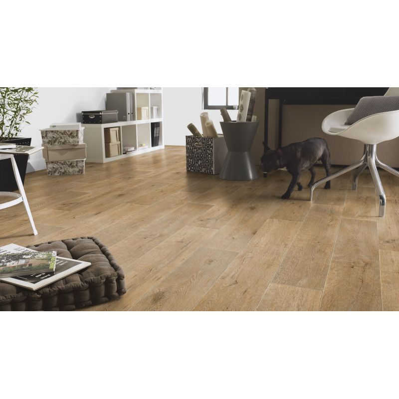 Sol Vinyle/PVC - 4m - parquet moyen LEGACY OAK LIGHT NATURAL - Iconik Resist par Tarkett