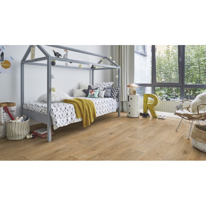 Sol Vinyle/PVC - 4m - parquet moyen LEGACY OAK LIGHT NATURAL - Iconik Resist par Tarkett