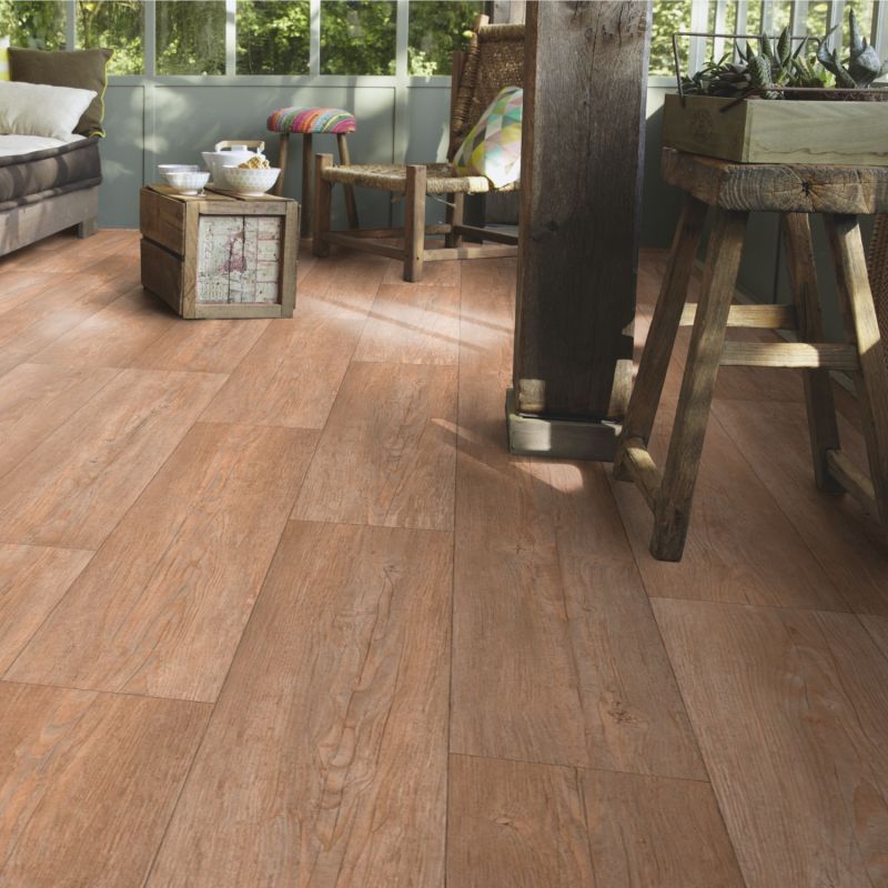 Sol Vinyle/PVC - 3m - parquet naturel WINTER PINE SAND - Iconik Resistex par Tarkett