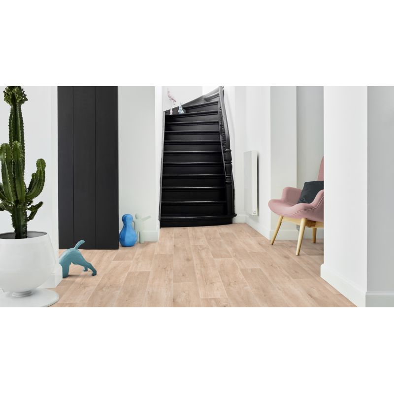 Sol Vinyle/PVC - 3m - parquet ivoire LEGACY OAX IVORY - Iconik Resistex par Tarkett