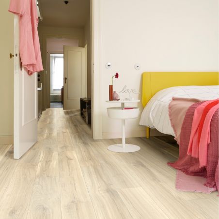 Sol Vinyle/PVC - 4m - parquet clair PRISTINE OAK 971L - Ultra Suprême par Beauflor