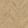 Sol Vinyle/PVC - 4m - parquet chevron clair et naturel LAUREL OAK 126M - Optima Ultratex par Beauflor