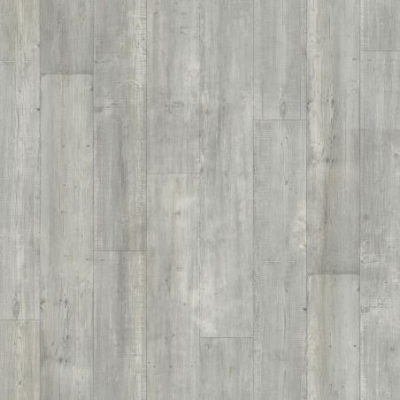 Sol Vinyle/PVC - 3m - parquet vintage gris clair et blanchi DUNKERQUE 176M - Optima Trento par Beauflor