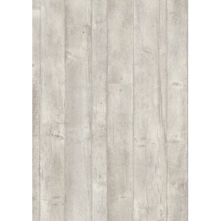 Sol Vinyle/PVC - 4m - parquet vintage gris clair et blanc FABRIK WHITE - Primetex par Gerflor Sol Vinyle/PVC - 4m - parquet vintage gris clair et blanc FABRIK WHITE - Primetex par Gerflor