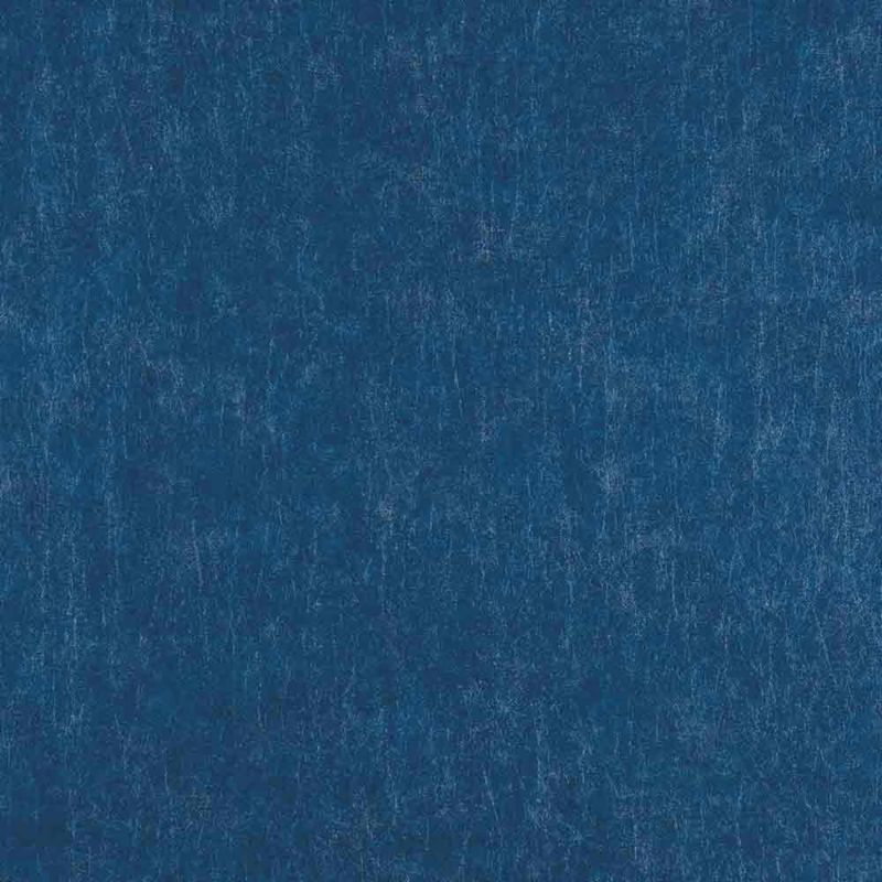 Papier peint vinyle sur papier uni bleu nuit ESSENCE - Caractere par Casamance - 72682063