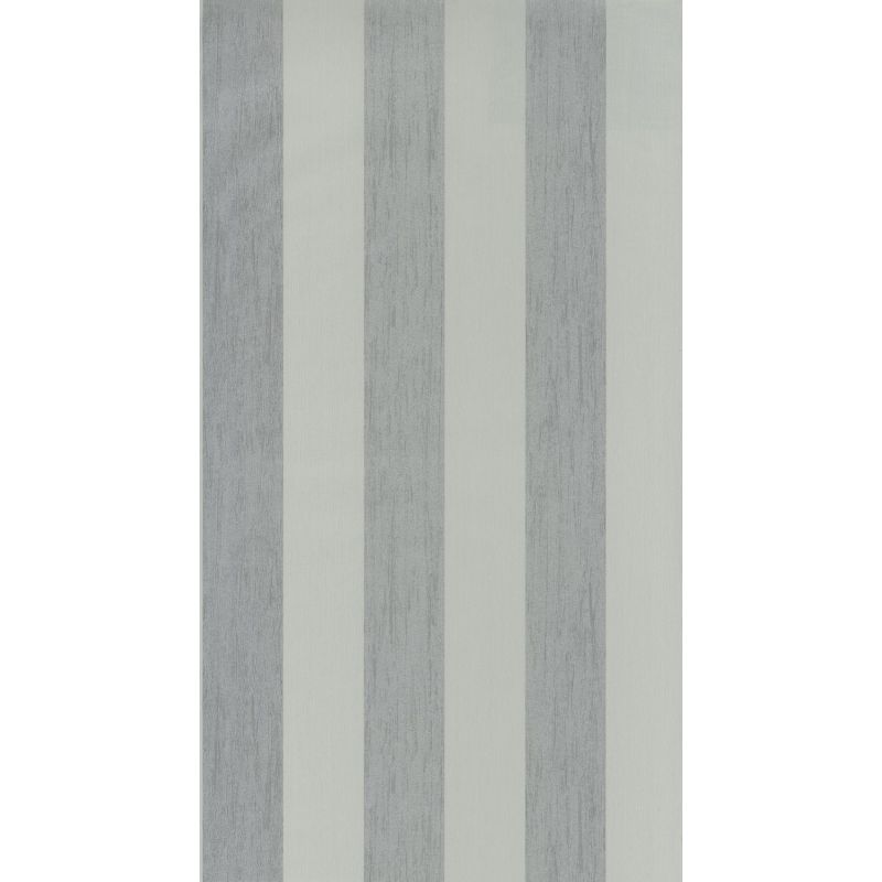 Papier peint vinyle sur intissé rayure blanc et argenté RAYURES - Ambassade par Casadeco - 81319103