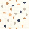 Papier peint intissé graphique bleu minuit et doré JUMP AROUND - Around par Caselio - 102866125