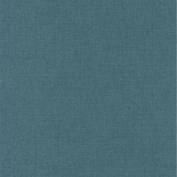 Papier peint vinyle sur intissé uni bleu gris foncé LINEN - Linen par Caselio - 68526378