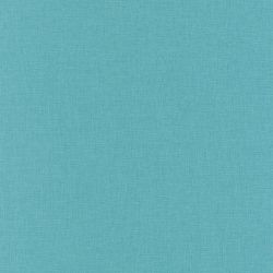 Papier peint vinyle sur intissé uni turquoise LINEN - Linen par Caselio - 68526623