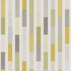 Papier peint vinyle sur intissé rayure vert et jaune RAYURE DOT - Swing par Caselio - 68897172