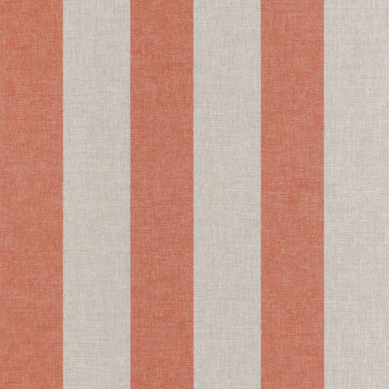 Papier peint vinyle sur intissé rayure corail et beige MARQUISE - Faro par Caselio - 69033019