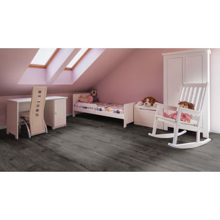 Sol Stratifié NOSTALGIETEAK GRAPHIT D4171 - Exquisit par Kronotex