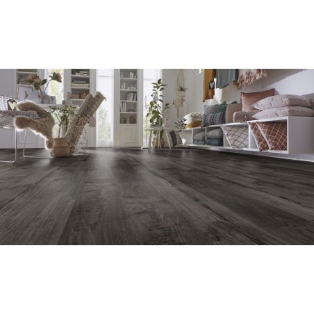 Sol Stratifié NOSTALGIETEAK GRAPHIT D4171 - Exquisit par Kronotex