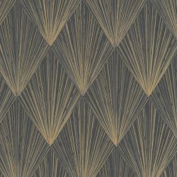 Papier peint vinyle sur intissé graphique doré et gris NEW YORK SPARKS - Metropolitan Stories 2 par As Creation - 37864-4