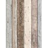 Papier peint expansé sur intissé trompe l'œil bleu et taupe COLOR WOOD - Best Of Wood & Stone 2 par As Creation - 8550-39