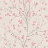 Papier peint expansé sur intissé floral beige et framboise MOI - Metropolitan Stories 2 par As Creation - 37912-1